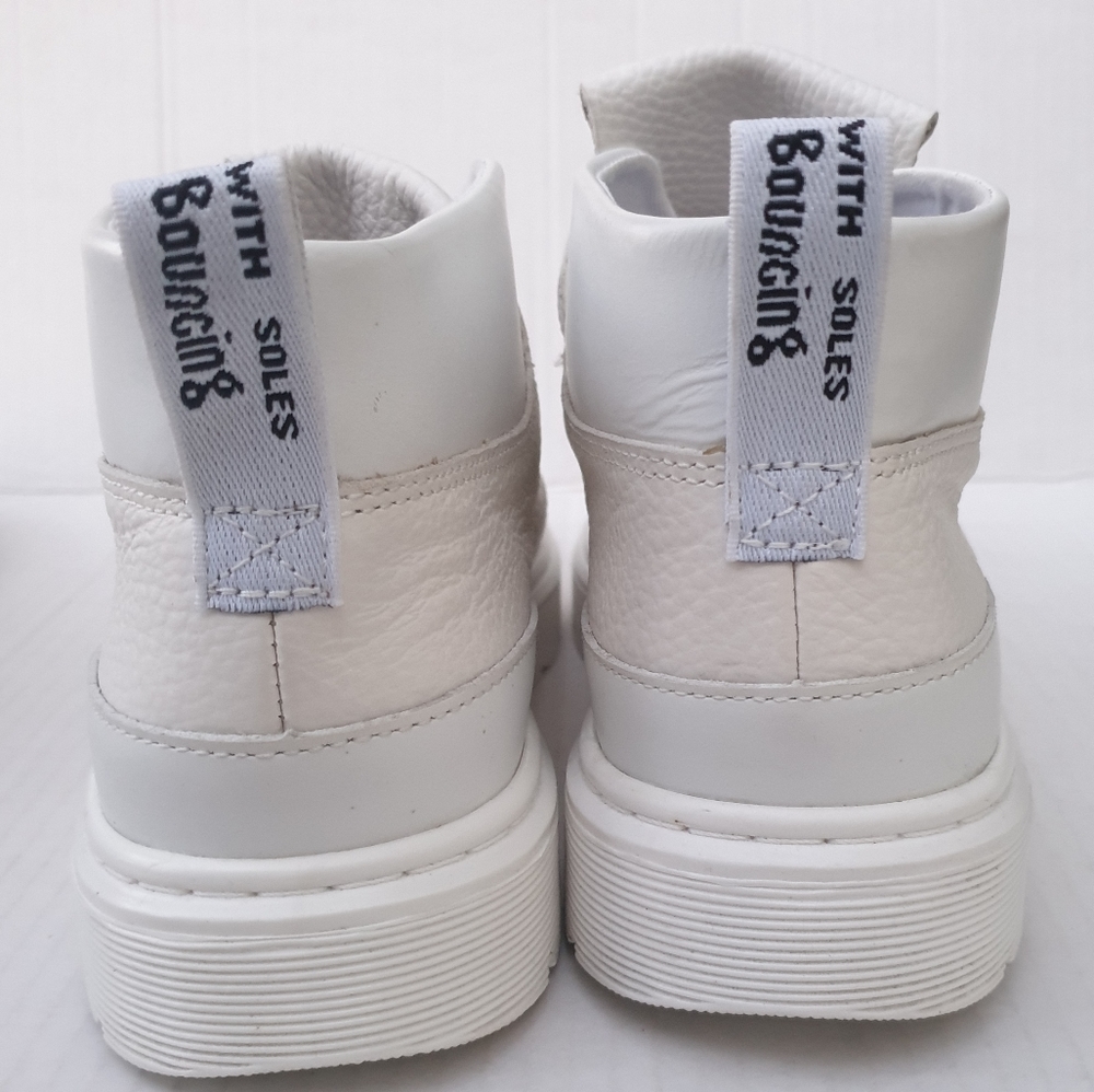 Dr Martens Jemima White Venice Aunt Sally Leather Platform Lace-Up Chukka Boot 7 - Picture 12 of 16